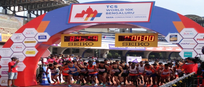 TCS World 10K Bengaluru Marathon Track View Animation Video